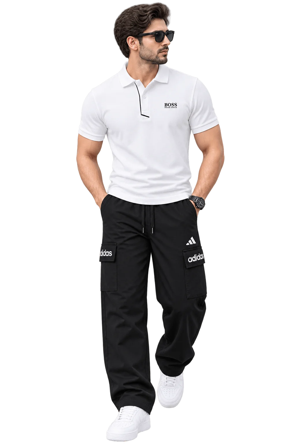Monochrome Black Cargo Set