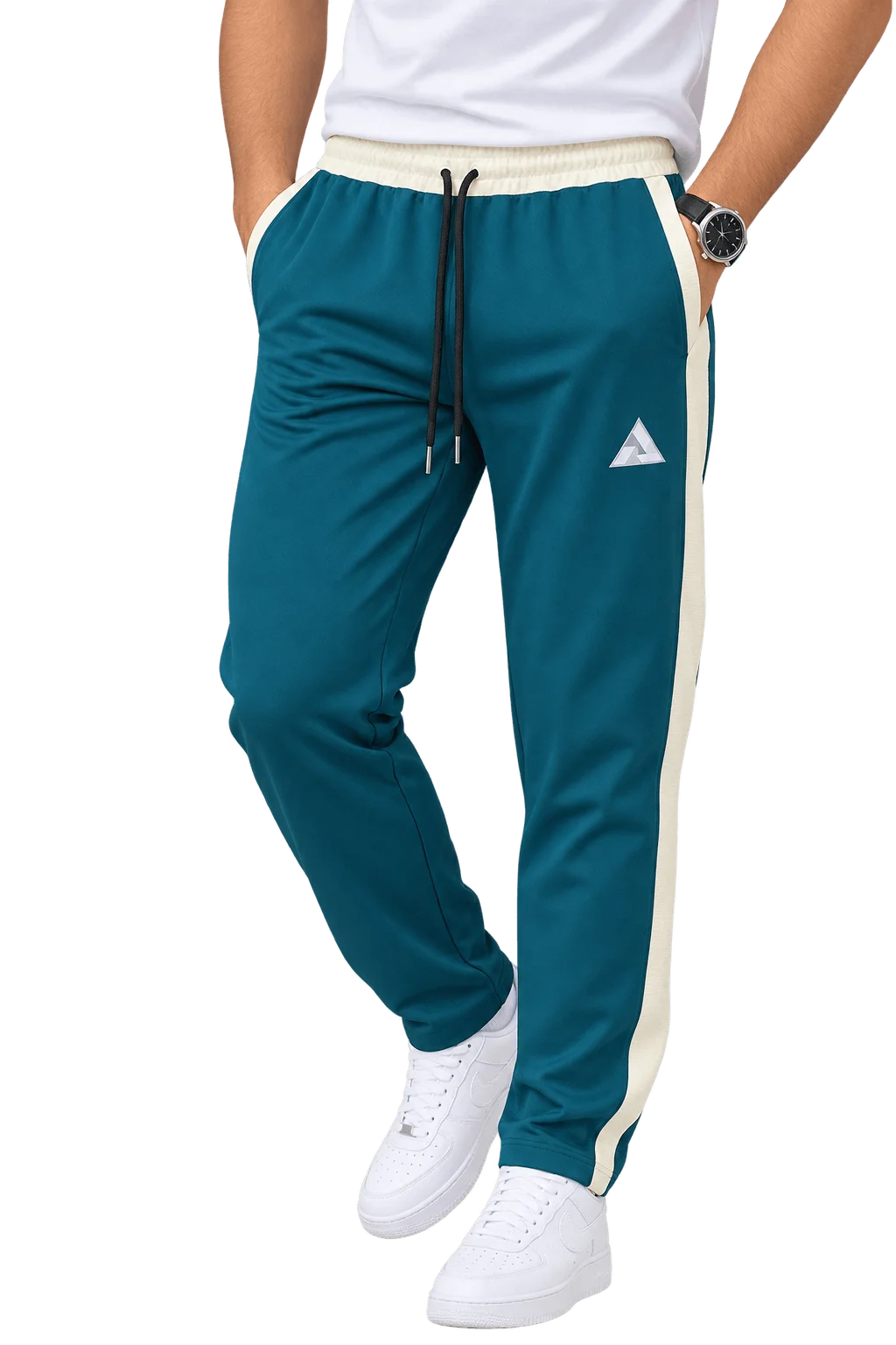 Men's Athletic Side-Stripe Track Trousers