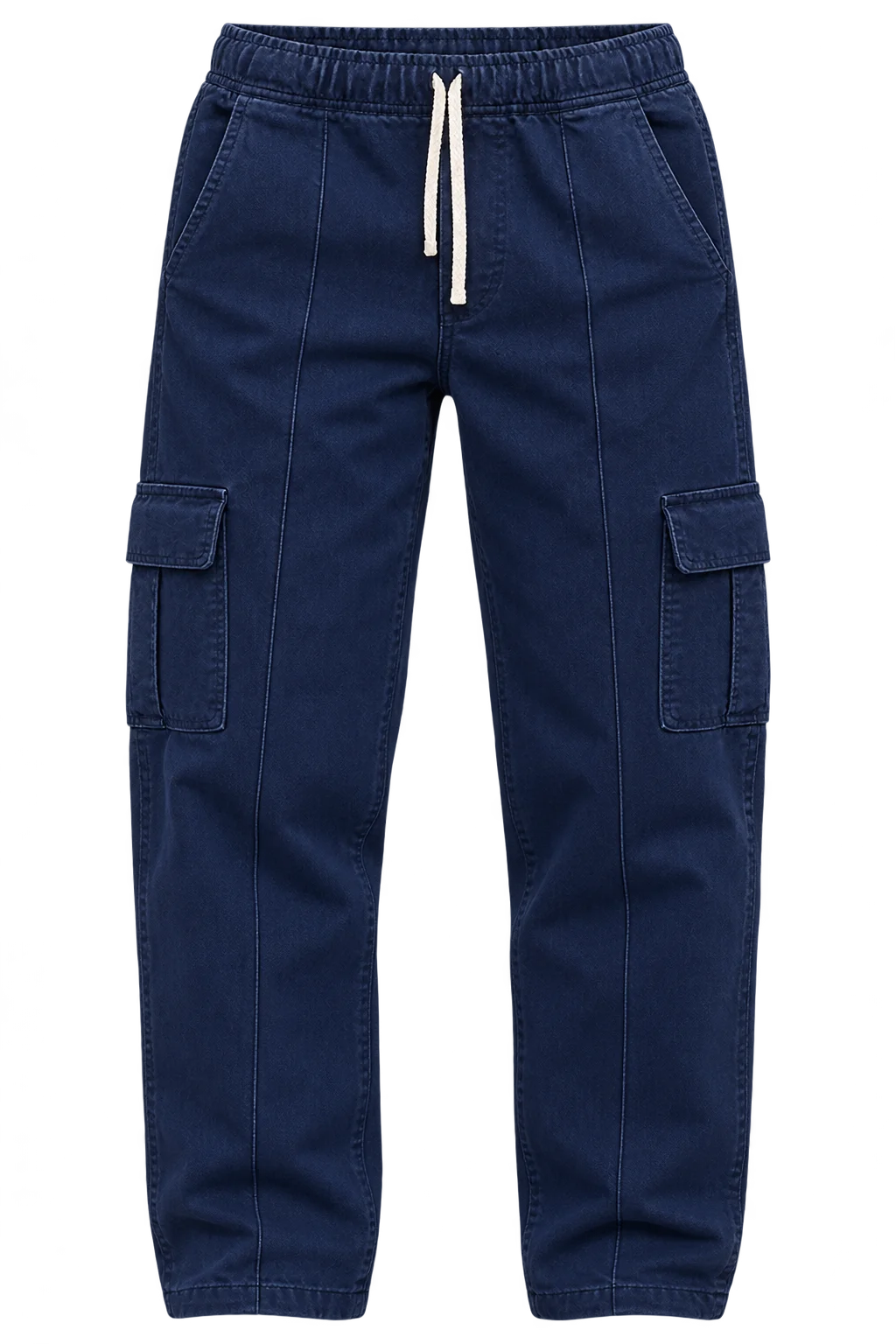 Navy Blue Cargo Jogger Jeans Deep Navy Blue image 2